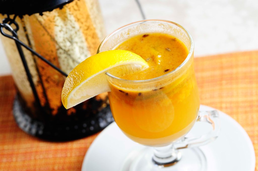 напиток с имбирем и апельсином